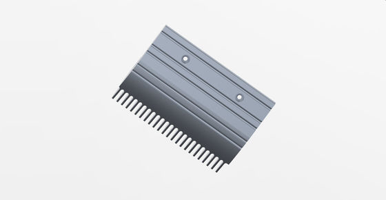 Aluminum Comb Pitch 8.466 CNAS Moving Walk Landing Plate Comb