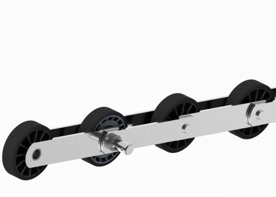 CNAS Precision Escalator Parts Pitch 133.33 Hollow Axles Roller Inside Link
